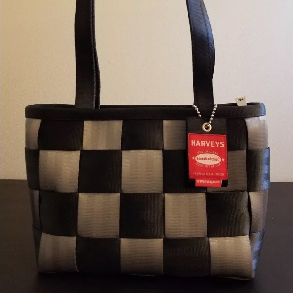 Harveys Limted Edition Black Pearl medium tote